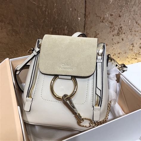 chloe faye backpack mini replica